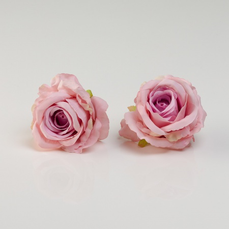 Umelá hlava kvetu ruže MICHAELA jemne fialová. Cena uvedená za 1 kus.