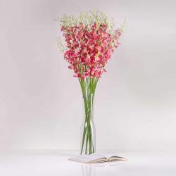 Selyem orchidea JÚLIA rózsaszín-lila. Ár/darab.
